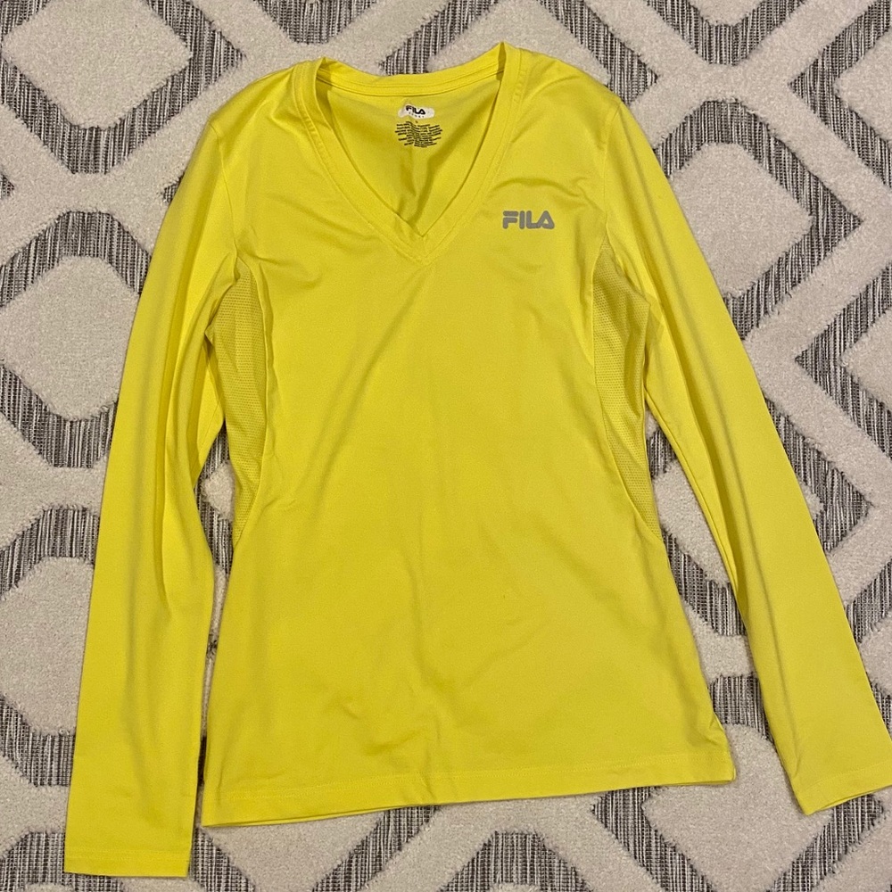 Fila long sleeve athletic shirt